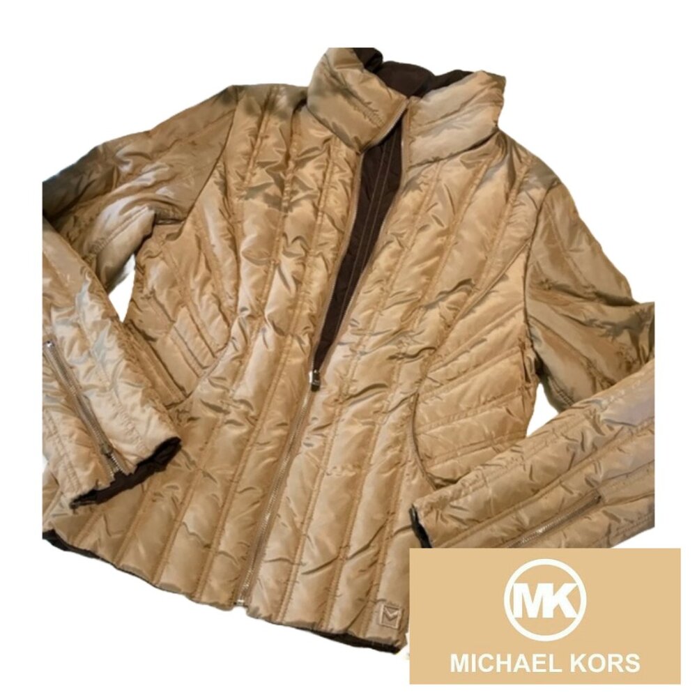 Reversible Michael Kors Ski Puffer Down Jacket - image 1
